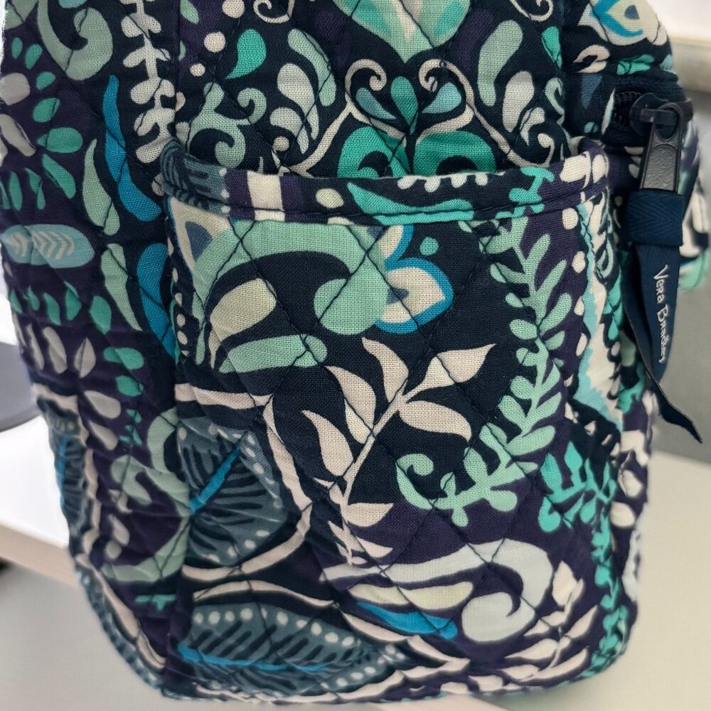 Vera Bradley Blue Island Medallion Go Ahead Convertible Crossbody Bag - Picture 7 of 11